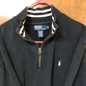 Polo By Ralph Lauren Black Sweater.